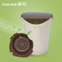 茶花 1521 按壓式茶渣桶 8.8升