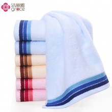 潔麗雅 6637 素色無(wú)捻緞檔毛巾 74*34cm