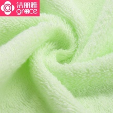 潔麗雅 6665 素色緞檔蓬松毛巾 74*34cm