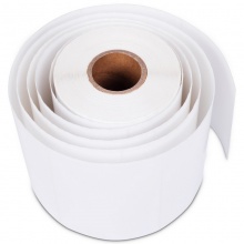 得力 11917 銅版標簽紙 50*30mm 白色 1000張/卷