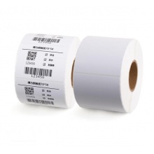 得力 11915 銅版標(biāo)簽紙 70*50mm 白色 1000張/卷