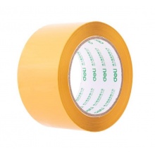 得力 30238 封箱膠帶 48mm*60y 米黃色 6卷/筒