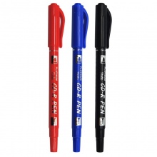 白金 CPM-29 小雙頭油性記號(hào)筆 10支/盒 黑色