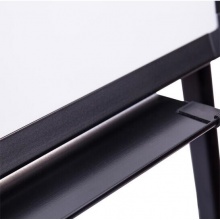 得力 7890 A型架夾紙白板 600mm*900mm 黑色