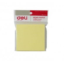 得力 7737 彩色百事貼 76*76mm 粉色