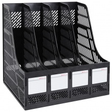 得力 9848 四聯(lián)文件框 黑色