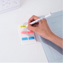 得力 25903 索引標(biāo)簽 28*25mm 混色 6枚/張 8張/包