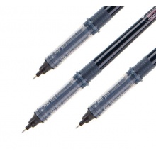 得力 S659 直液式走珠筆替芯 0.5mm 黑色 10支/盒