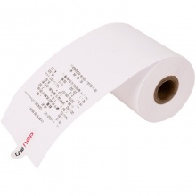 得力 75mm*60mm 雙膠收銀紙 3205 白色 50卷/箱