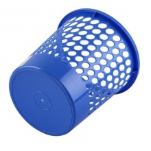 齊心 L201 圓形經(jīng)濟型紙簍 直徑24.5cm 藍色