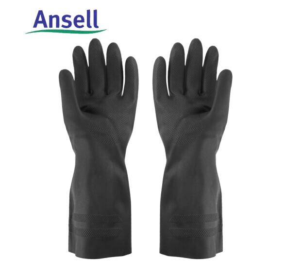 安思爾/Ansell 29-500 氯丁橡膠防化手套 9碼 12副/打
