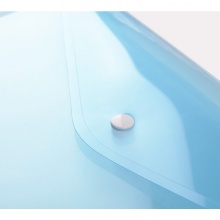 得力 5505 按扣式文件袋 A4 透明 10個(gè)/包