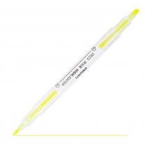 得力 S623 雙頭熒光筆 黃色 12支/盒