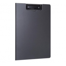 得力 5016 豎式折頁(yè)板夾 A4 灰色