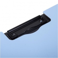 得力 5016 豎式折頁(yè)板夾 A4 淺藍(lán)