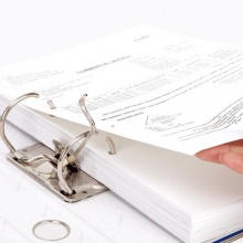 齊心 A206 半包膠快勞夾 A4 黑色 3寸