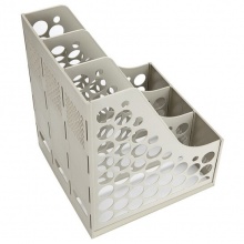 齊心 B2173 穩(wěn)固型三聯(lián)資料架 灰色