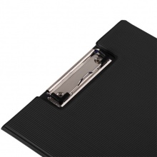 齊心(Comix) TR19 雙折式書(shū)寫(xiě)板夾 A4 直條紋 黑色