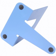 齊心 A1101 中號鐵書立 7寸 藍(lán)色