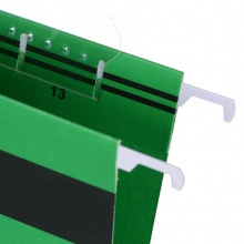 齊心(Comix) A1813 易查找吊掛文件夾 F/C 綠色 25個(gè)/盒