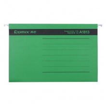 齊心(Comix) A1813 易查找吊掛文件夾 F/C 綠色 25個(gè)/盒