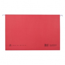 齊心(Comix) A1813 易查找吊掛文件夾 F/C 紅色 25個/盒