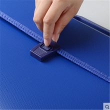 齊心(Comix) KF412TJ 12格易分類手提式風(fēng)琴包 黑色 PP材質(zhì)