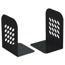 齊心（COMIX）B2164 鐵書立 8.5寸 黑色