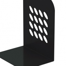 齊心（COMIX）B2164 鐵書立 8.5寸 黑色