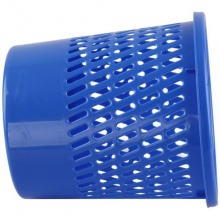 齊心(COMIX) L202 耐用經(jīng)濟型圓紙簍 直徑25.5cm 藍(lán)色