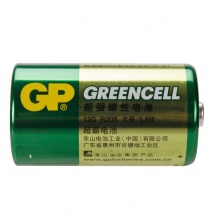 超霸 GP13G-BJ2 碳性電池 1號(hào) 2粒/卡