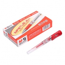 晨光(M&G) GP1111 大容量中性筆 0.7mm 紅色 12支/盒