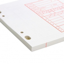 得力(Deli) 3452 活頁(yè)式三欄分類賬 16K 藍(lán)色 100頁(yè)