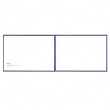 得力(Deli) 3461 賬夾 16K 藍色 2片/付