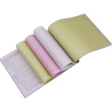 得力(Deli) 3495 三聯(lián)無碳復(fù)寫銷貨單 20組/本 藍(lán)色