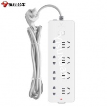 公牛 GN-403 單控八聯(lián)拖線板插座 3米 新國際