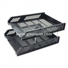 歐標(biāo) B2792 二層文件盤 黑色