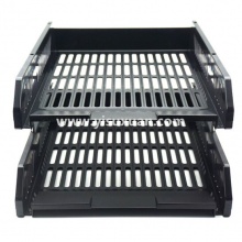 歐標(biāo) B2792 二層文件盤 黑色