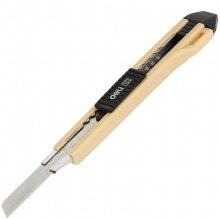 得力 2031 小號(hào)帶金屬護(hù)套美工刀 9mm