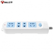 公牛 GN-607 單控四聯(lián)接線板插座 1.8米 新國(guó)際