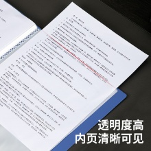 得力 5004 經(jīng)濟(jì)型資料冊(cè) A4 藍(lán)色 40頁(yè)