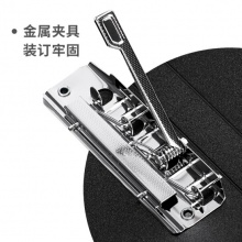 得力 5302 經(jīng)濟型雙強力夾 A4 黑色 18mm