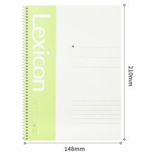 得力 7682 螺旋裝訂本 A5 混色 50頁(yè)