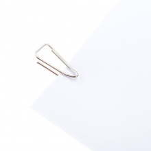 得力 0051 金屬三角回形針 100枚/盒