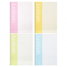 得力 7688 螺旋裝訂本 A4 混色 60頁