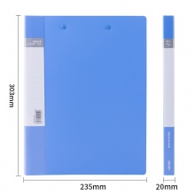 得力 5302 經(jīng)濟(jì)型雙強(qiáng)力夾 A4 藍(lán)色 18mm