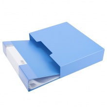 得力 5007ES 資料冊 A4 藍色 100頁