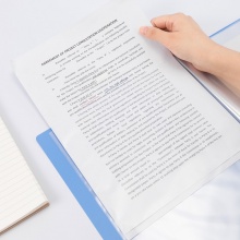 得力 5006ES 資料冊(cè) A4 藍(lán)色 80頁