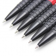 文正 WZ-2001 按擎式圓珠筆 0.7mm 紅色 40支/盒 按盒銷售