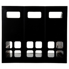 得力 9830 三聯(lián)一體文件框 黑色